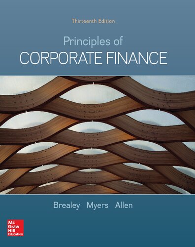 Principles of Corporate Finance (13th Edition) - Orginal Pdf